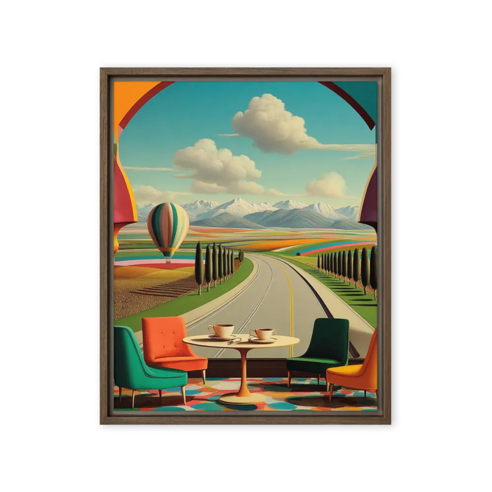 Portal of the Mind 
 Poster with White Frame | 12″x 12″