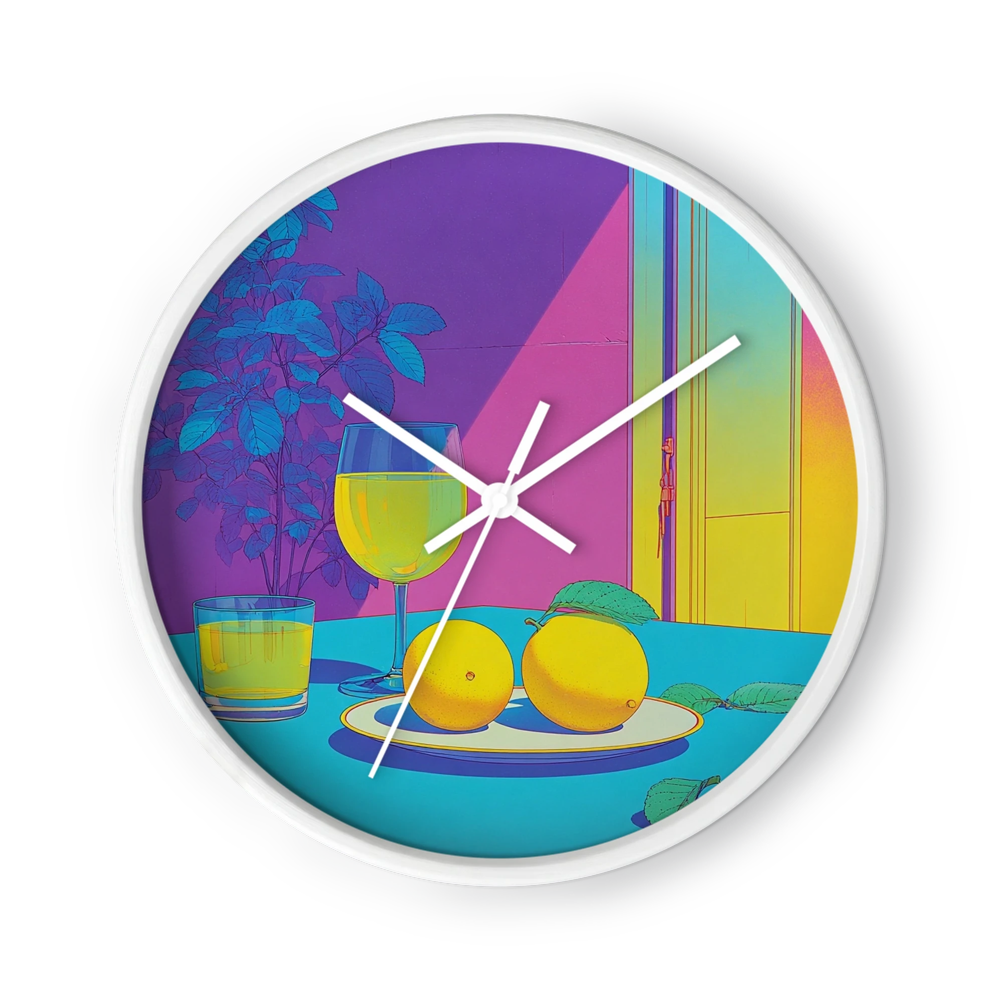 Lemon and Wine Still Life