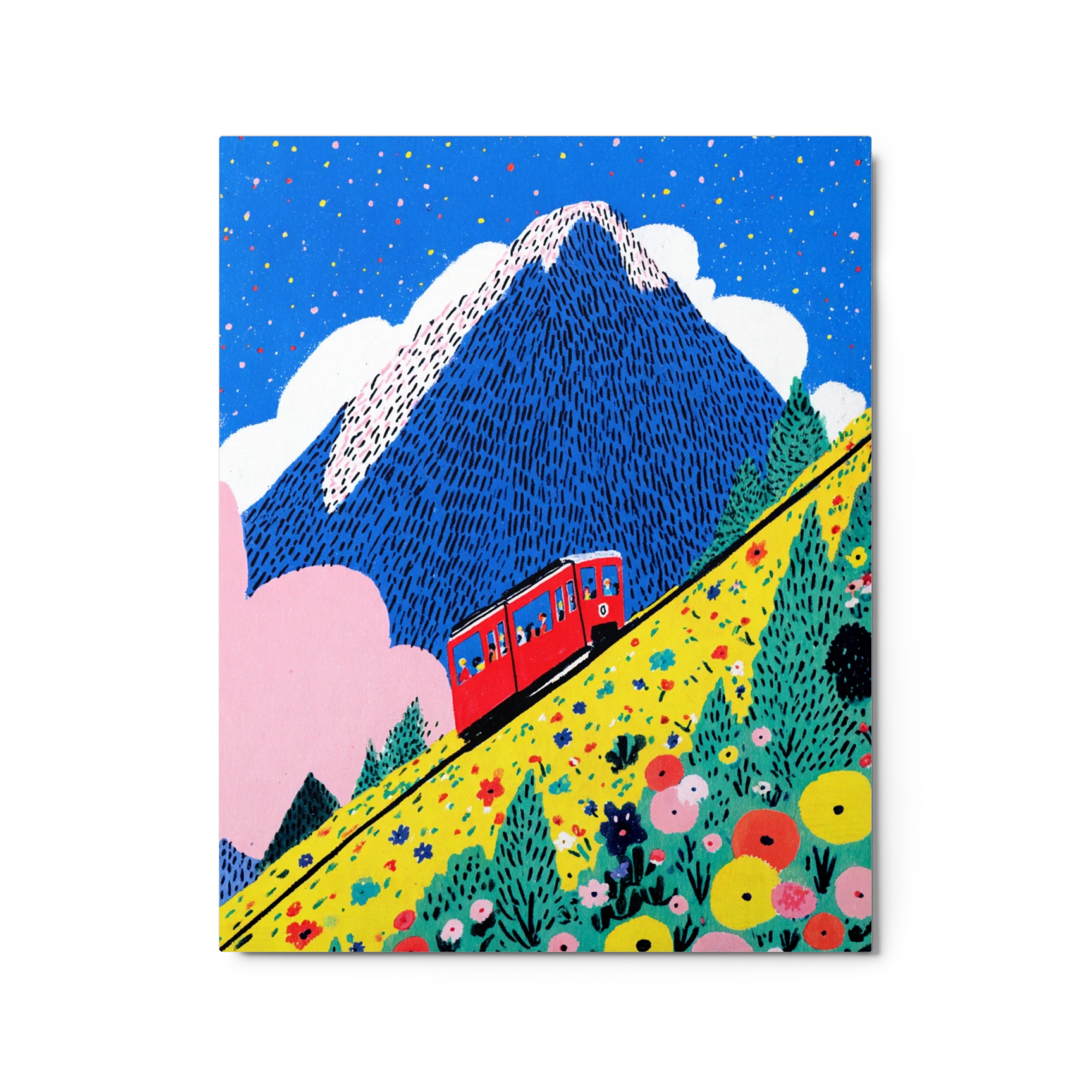 Alpine Red Train