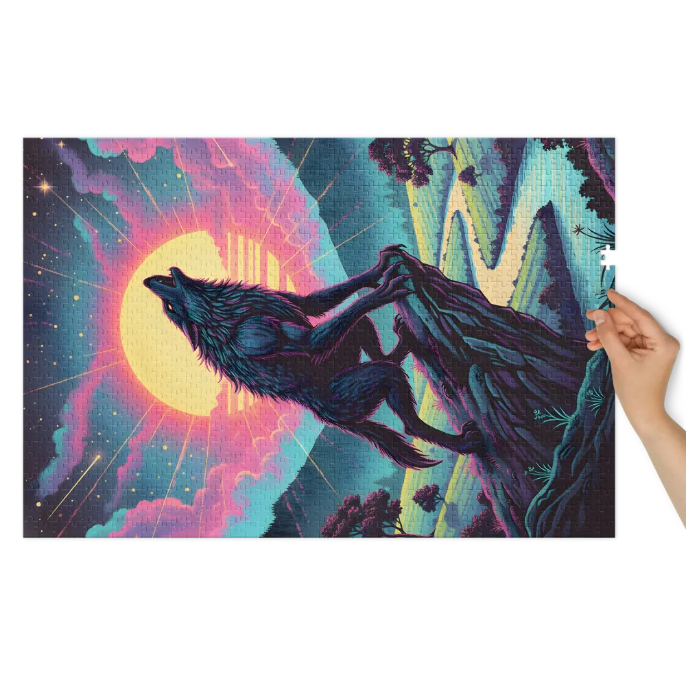 Neon Howl | Jigsaw Puzzles
