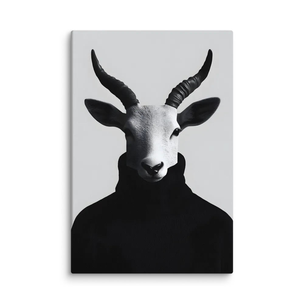 Anthropomorphic Gazelle Portrait 
 Canvas | 32″x 48″