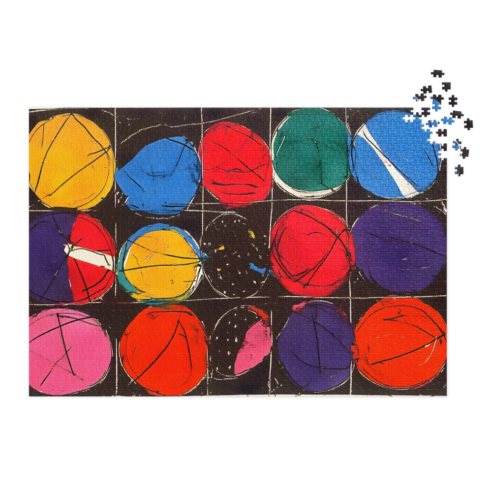 Abstract Geometric Circles Design