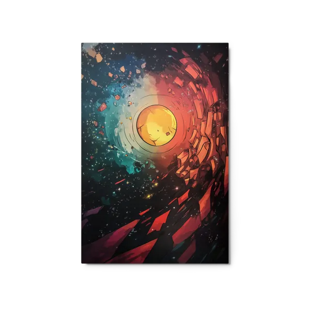 Cosmic Swirl: Planetary Collision | Art Print