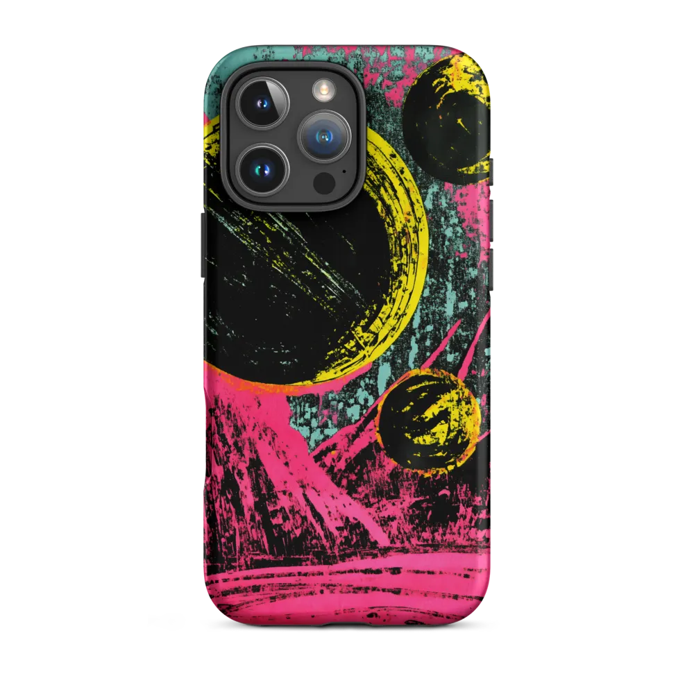 Cosmic Circles in Magenta | Phone Case