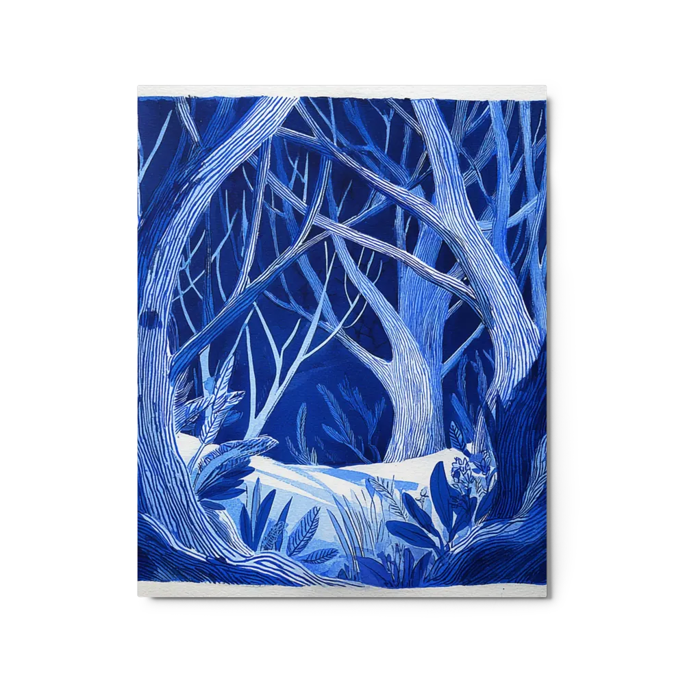 Whispering Woods in Blue | Art Print