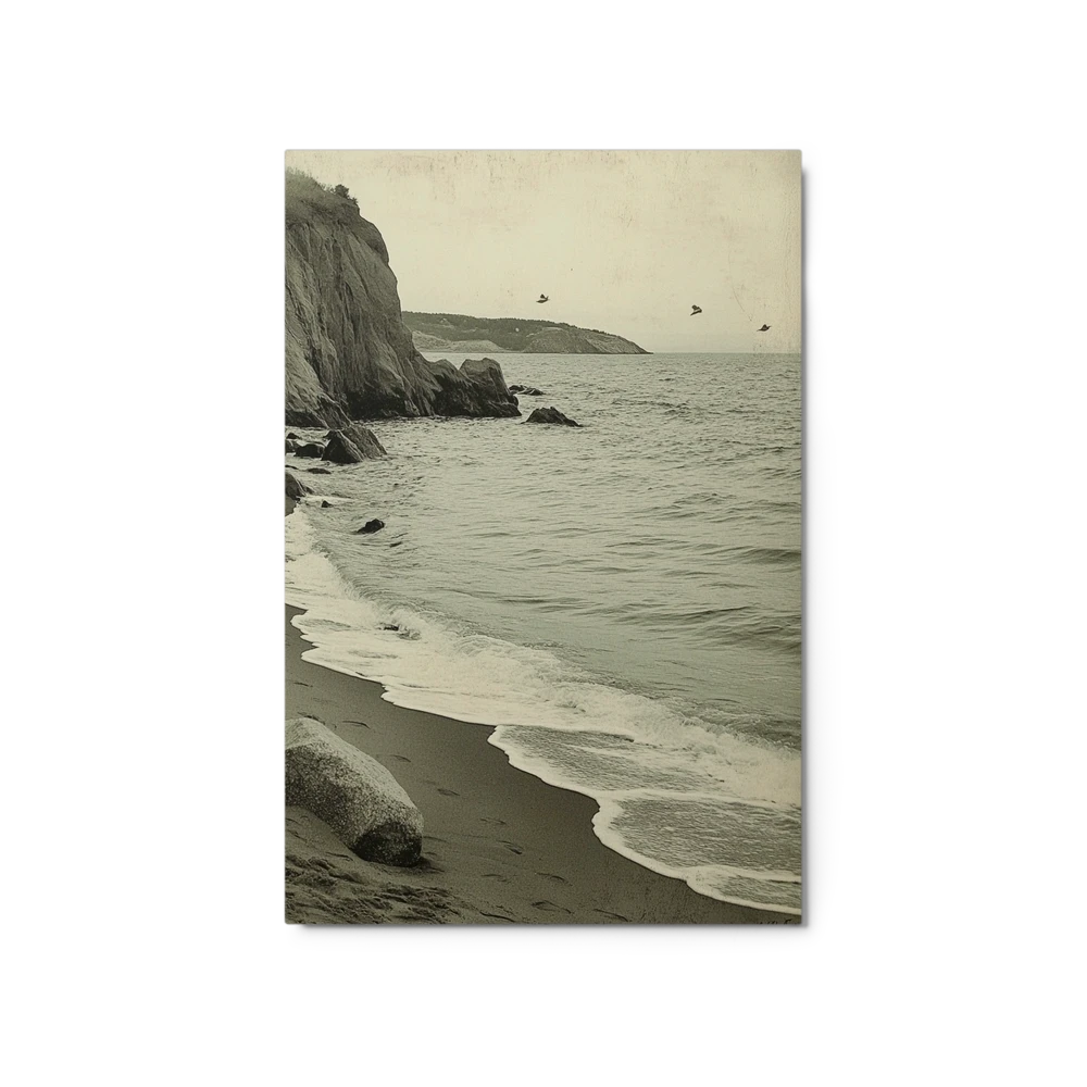 Rocky Shoreline Serenity | Art Print
