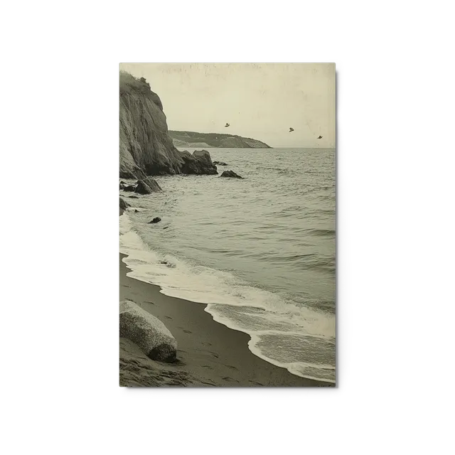 Rocky Shoreline Serenity | Art Print
