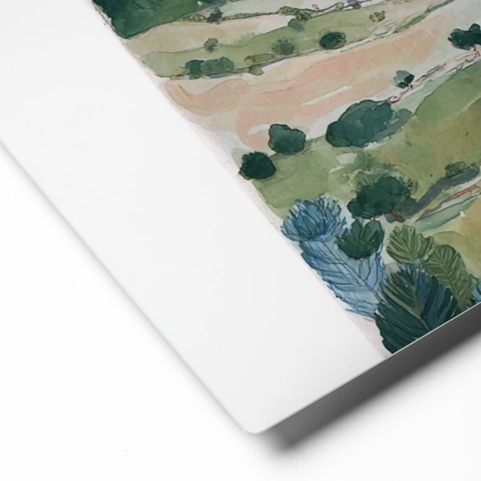Distant Blue Mountains | Art Print