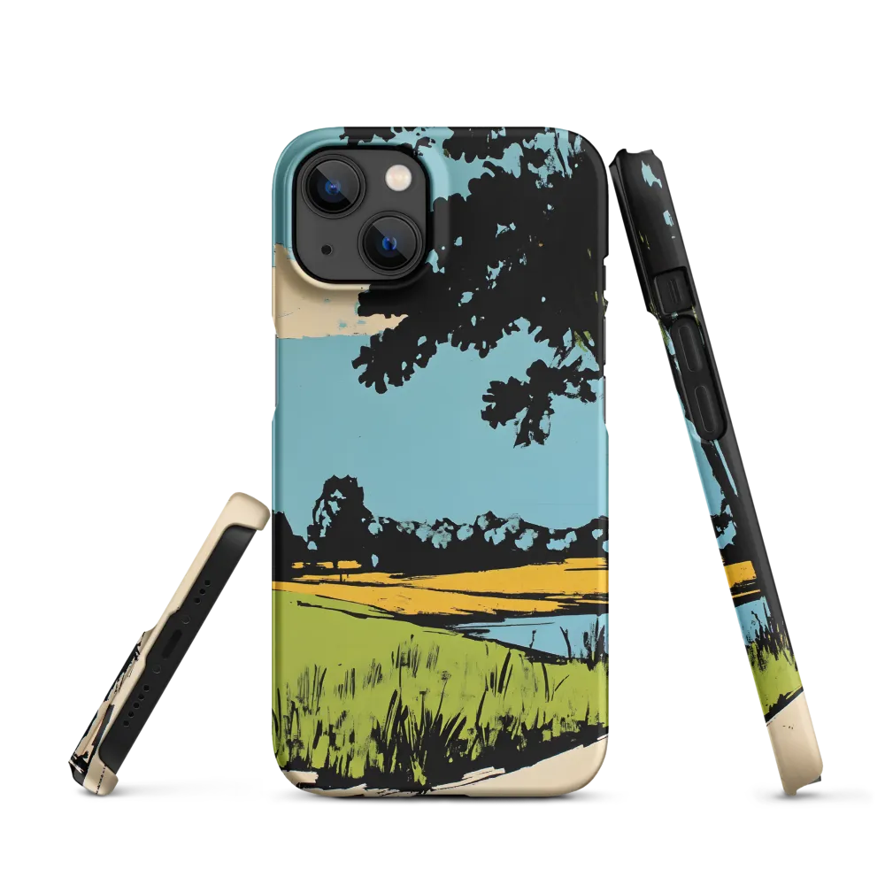 Landscape with Tree and Lake | Phone Case