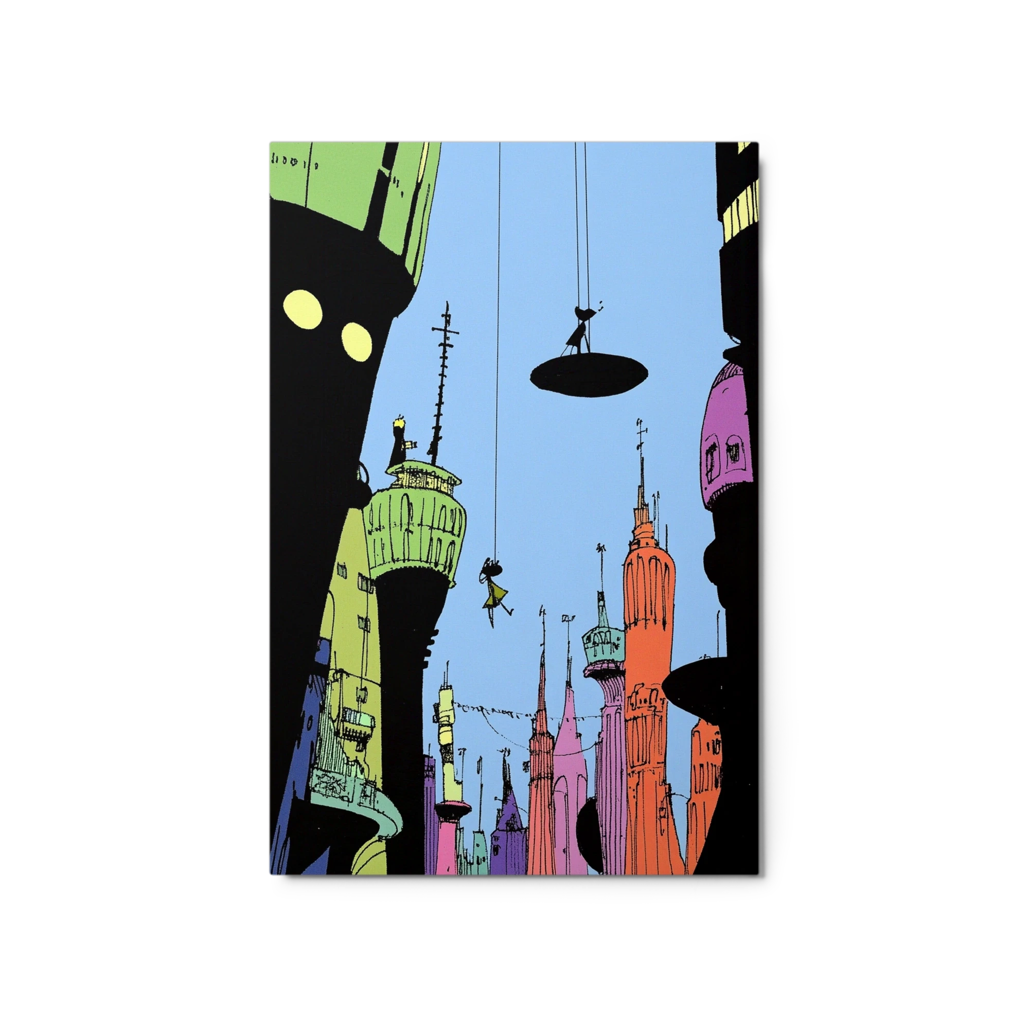 Surreal Futuristic Cityscape