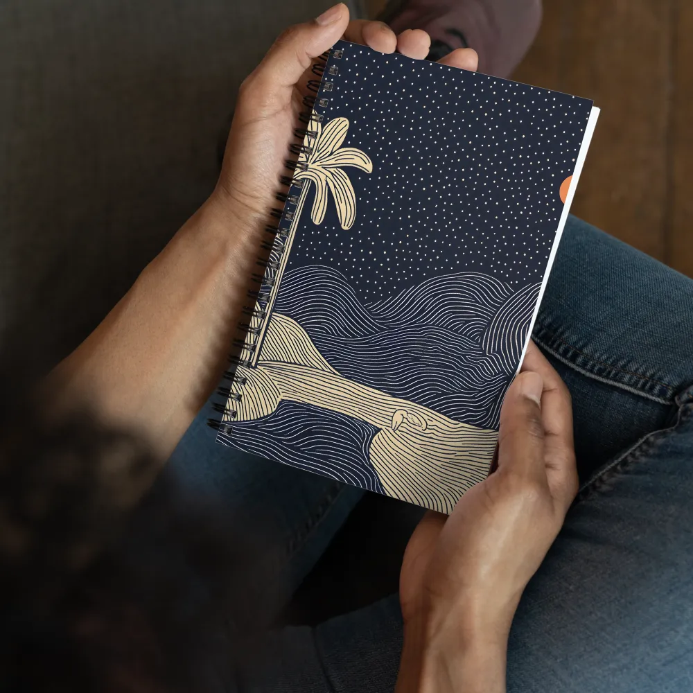 Starry Desert Night 
 Spiral Notebook | 140 pages