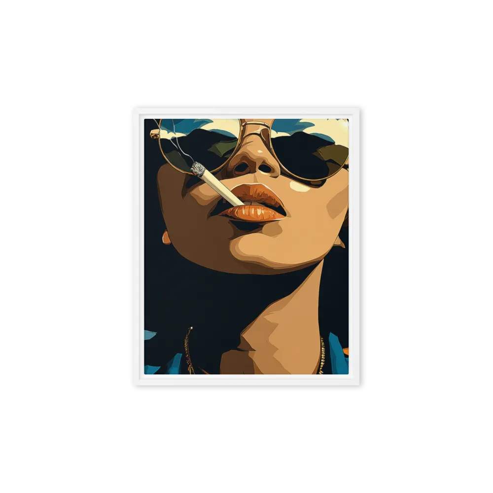 Cool Reflection 
 Canvas | 8″x 8″