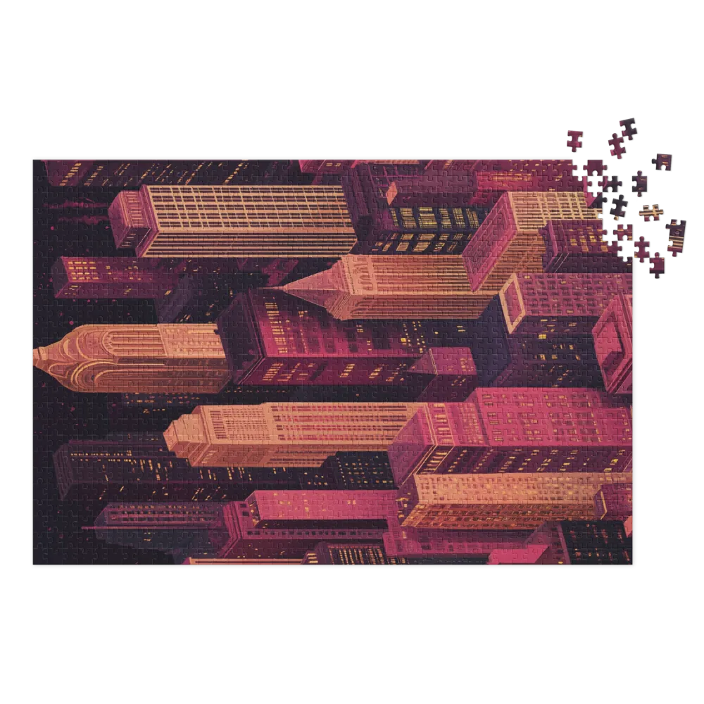 Urban Glow 
 Jigsaw Puzzle in Tin Box