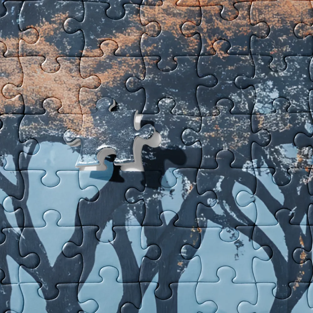 Elephants of the Savanna 
 Jigsaw Puzzle in Tin Box