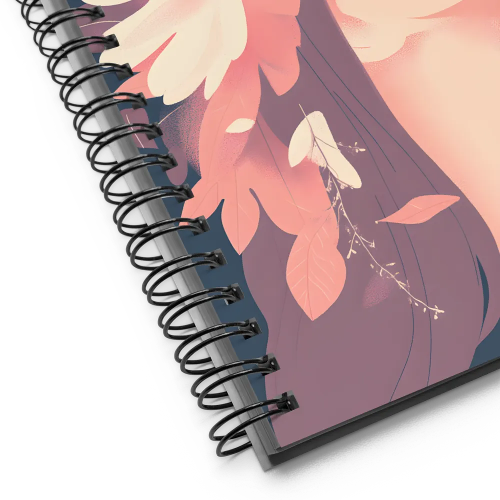 Serene Floral Dream 
 Spiral Notebook | 140 pages