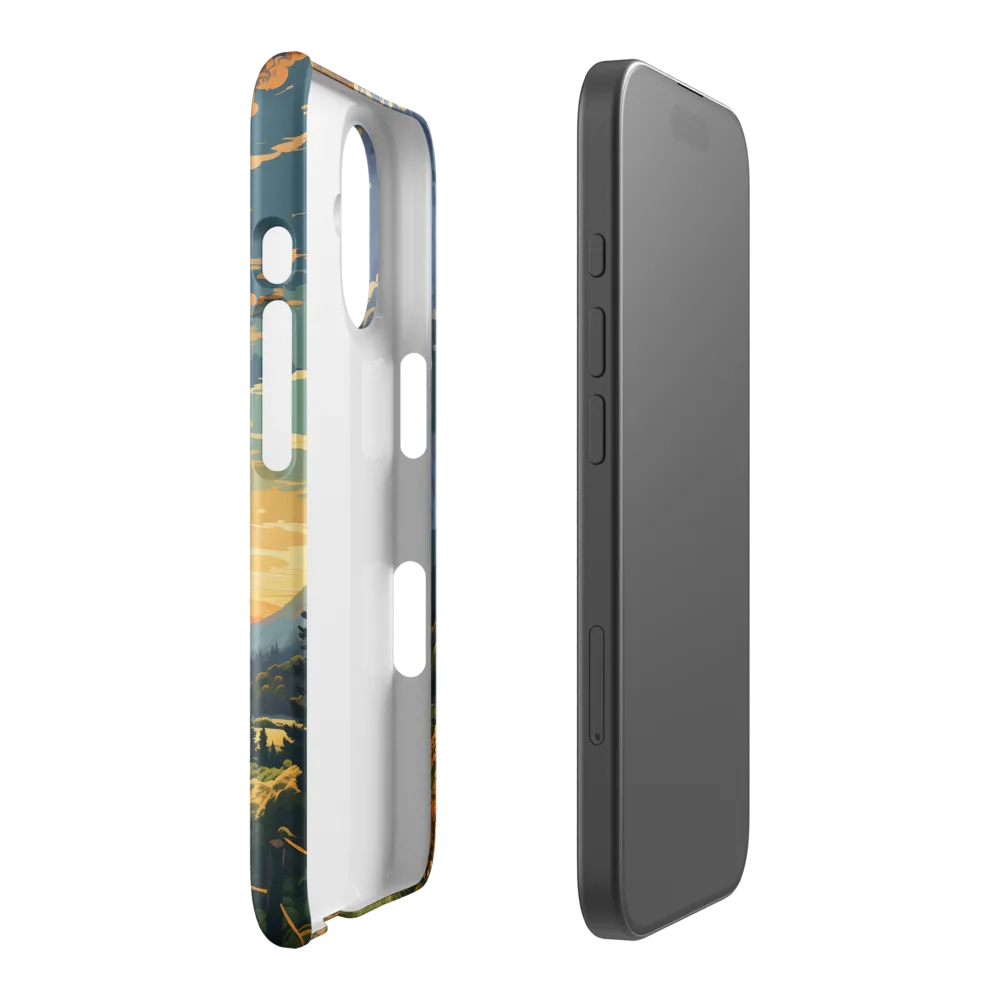 Golden Hour River Valley 
 iPhone 15 Pro | MagSafe® Tough Case