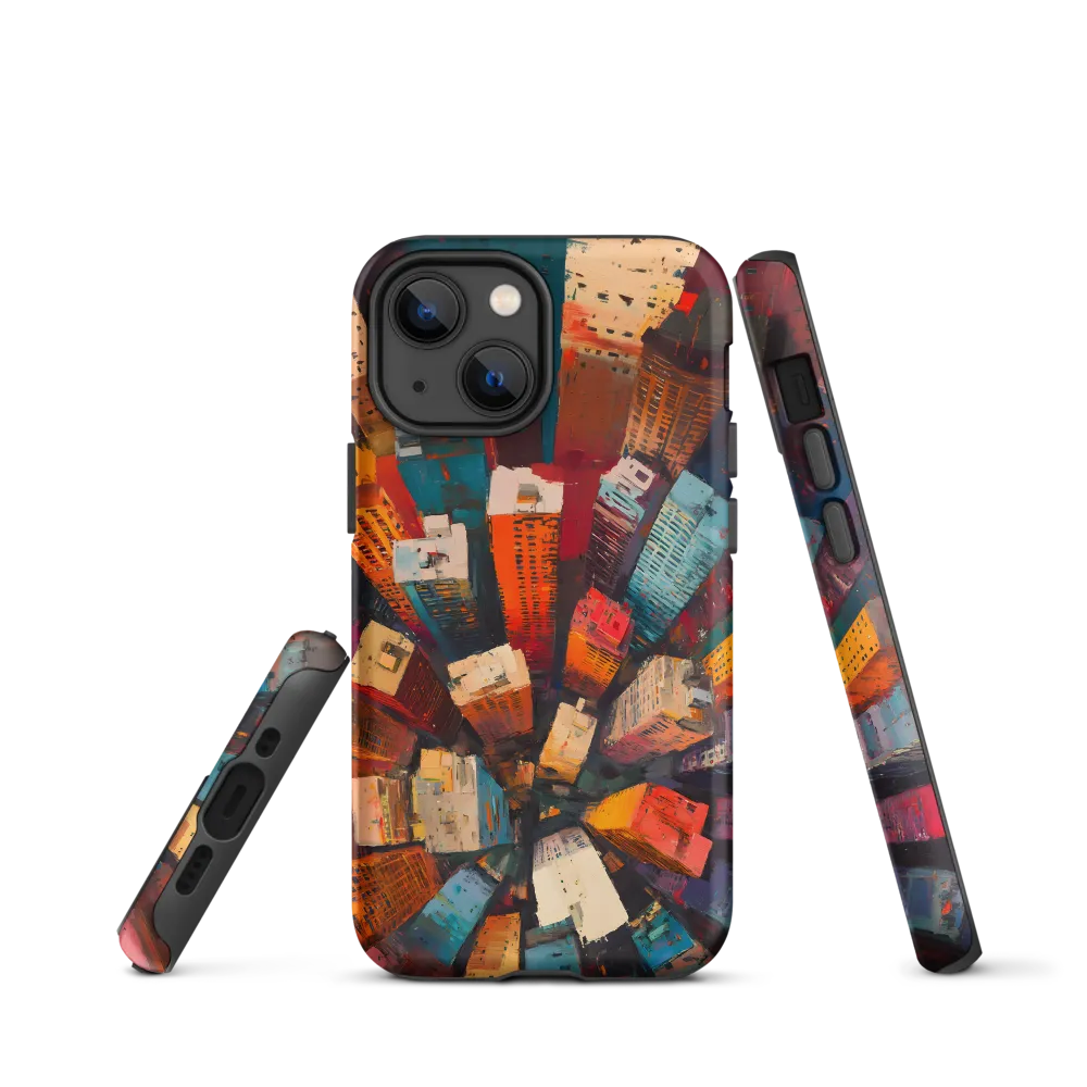 Colorful Aerial Cityscape | Phone Case