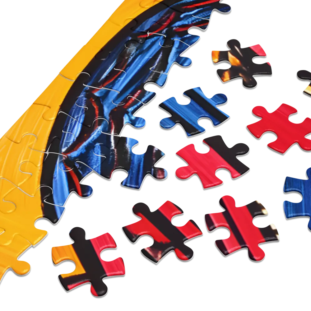 O portal de cores 
 Puzzle em caixa de metal