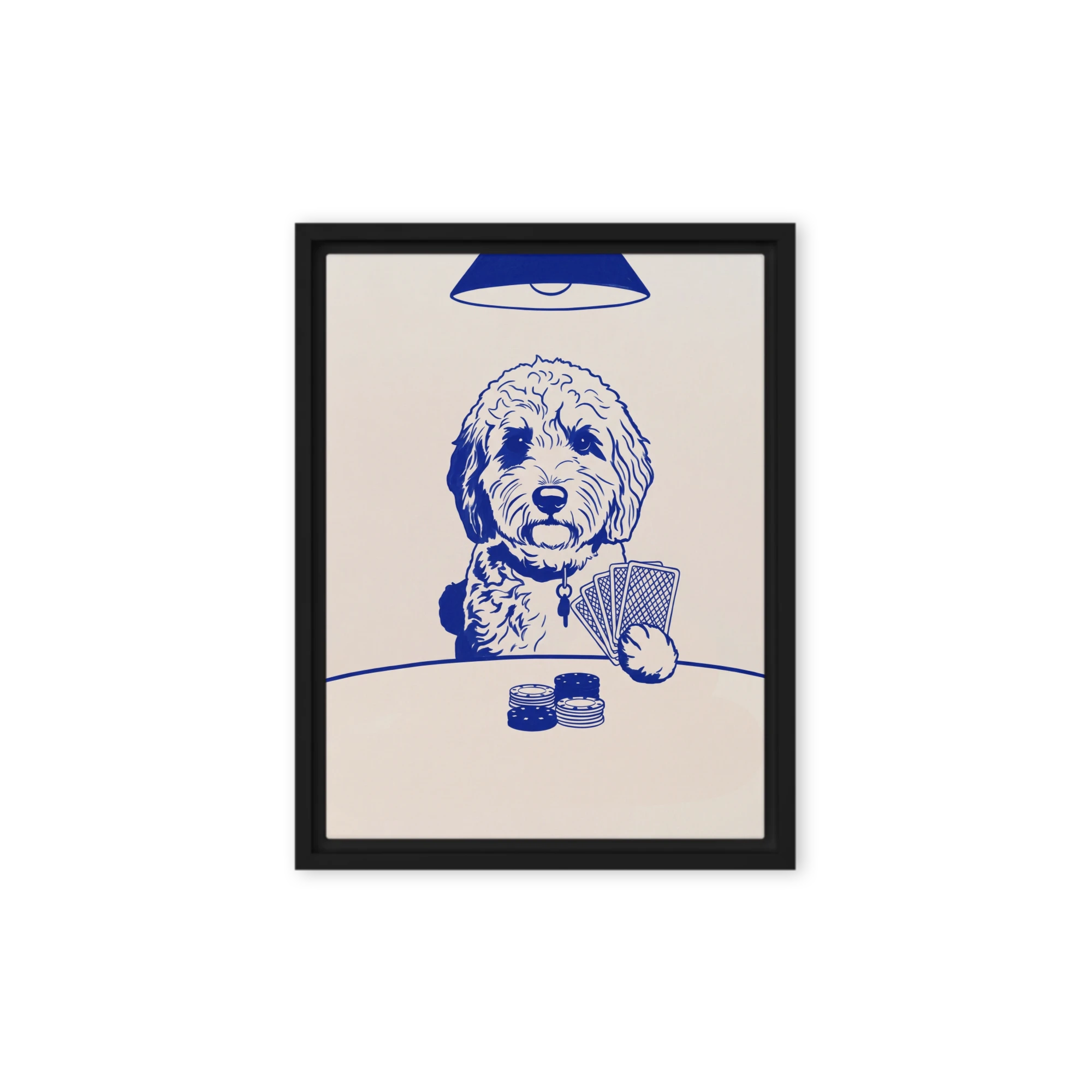 Pet Portrait — Cobalt Line