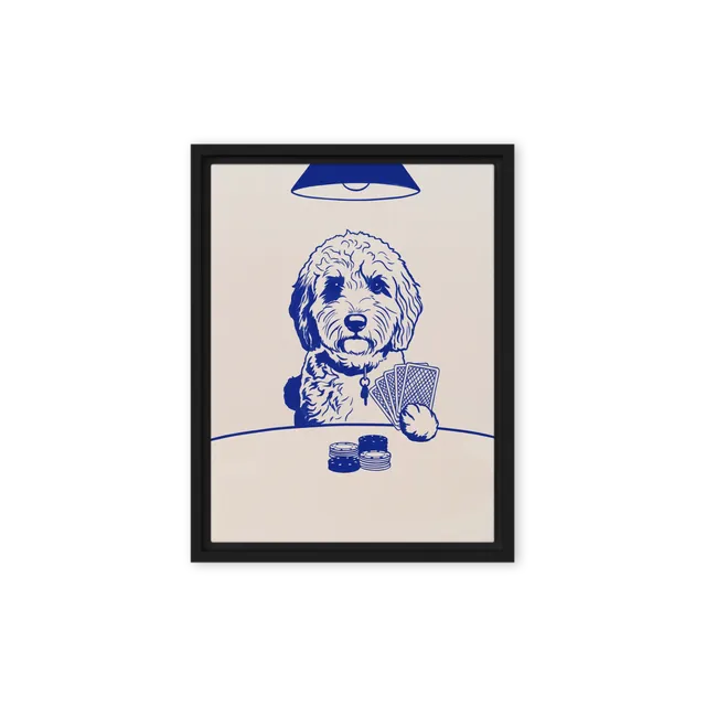 Pet Portrait — Cobalt Line