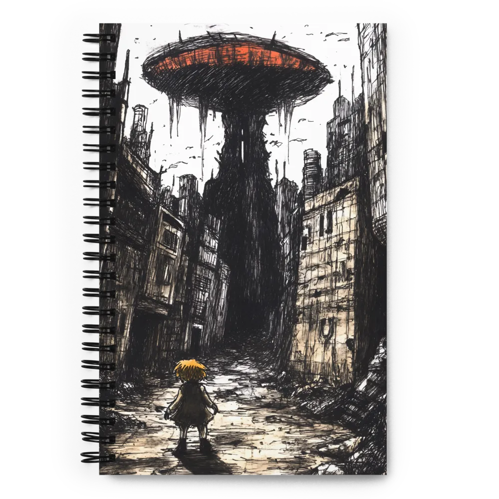 A Glimmer of Hope in Dystopia 
 Spiral Notebook | 140 pages