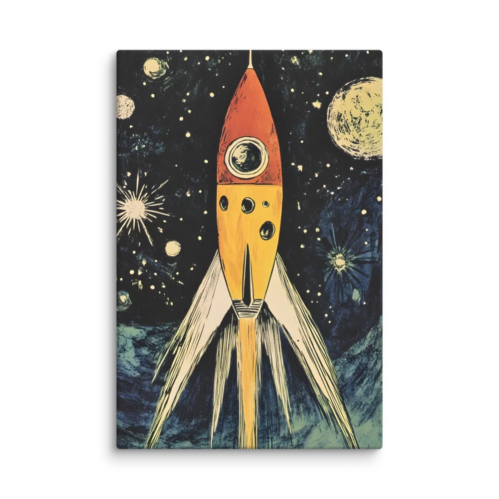 Cosmic Launch 
 Canvas | 40″x 60″