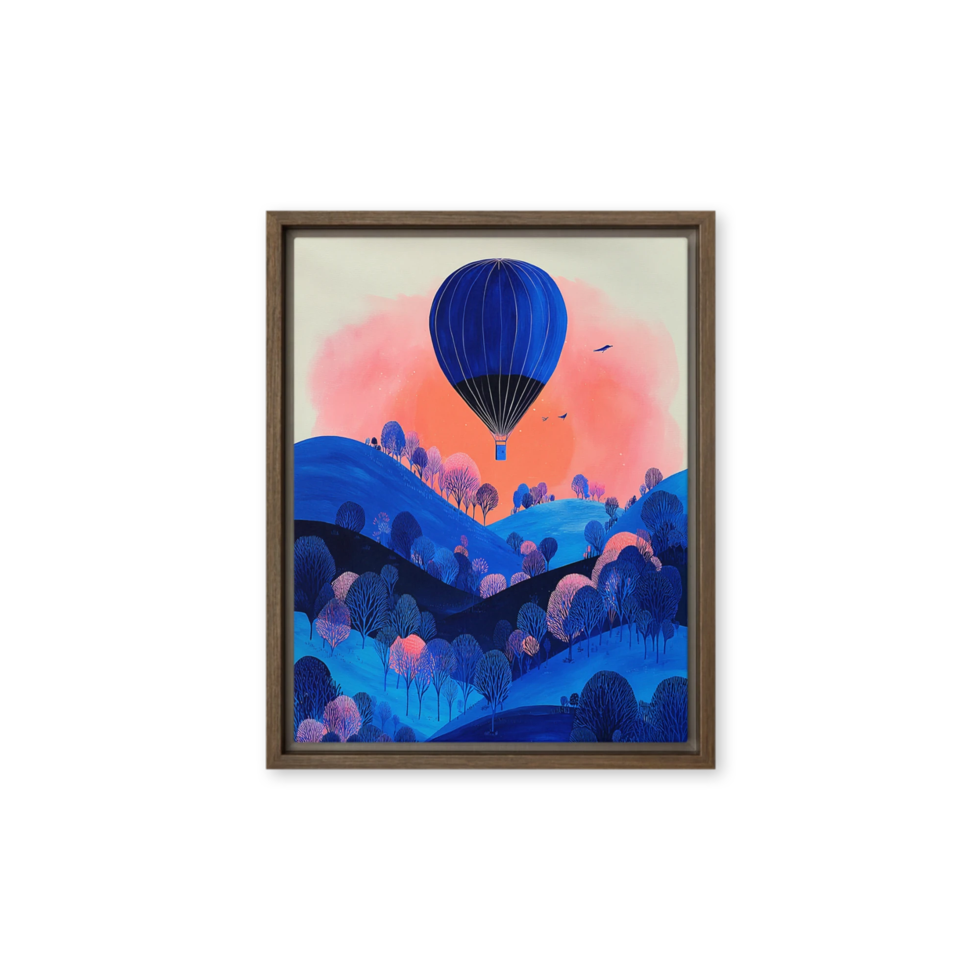 Blue Balloon at Dusk