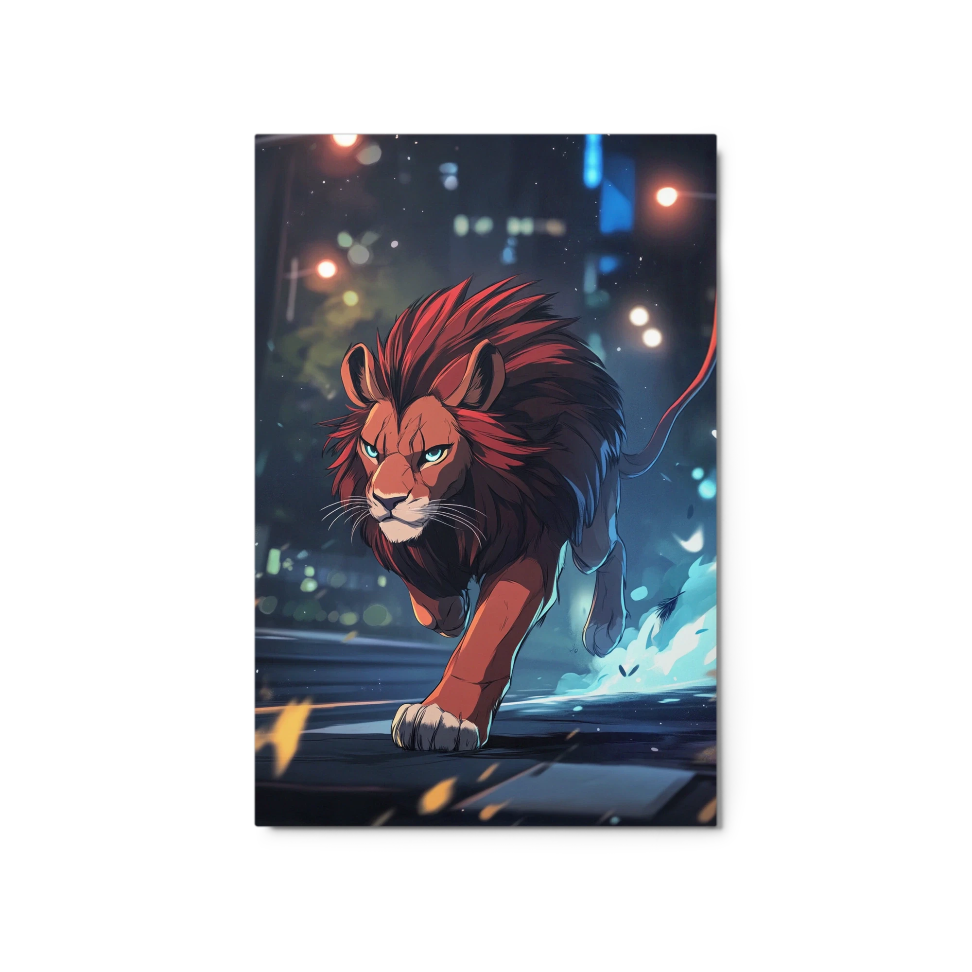 Dynamic Lion Illustration