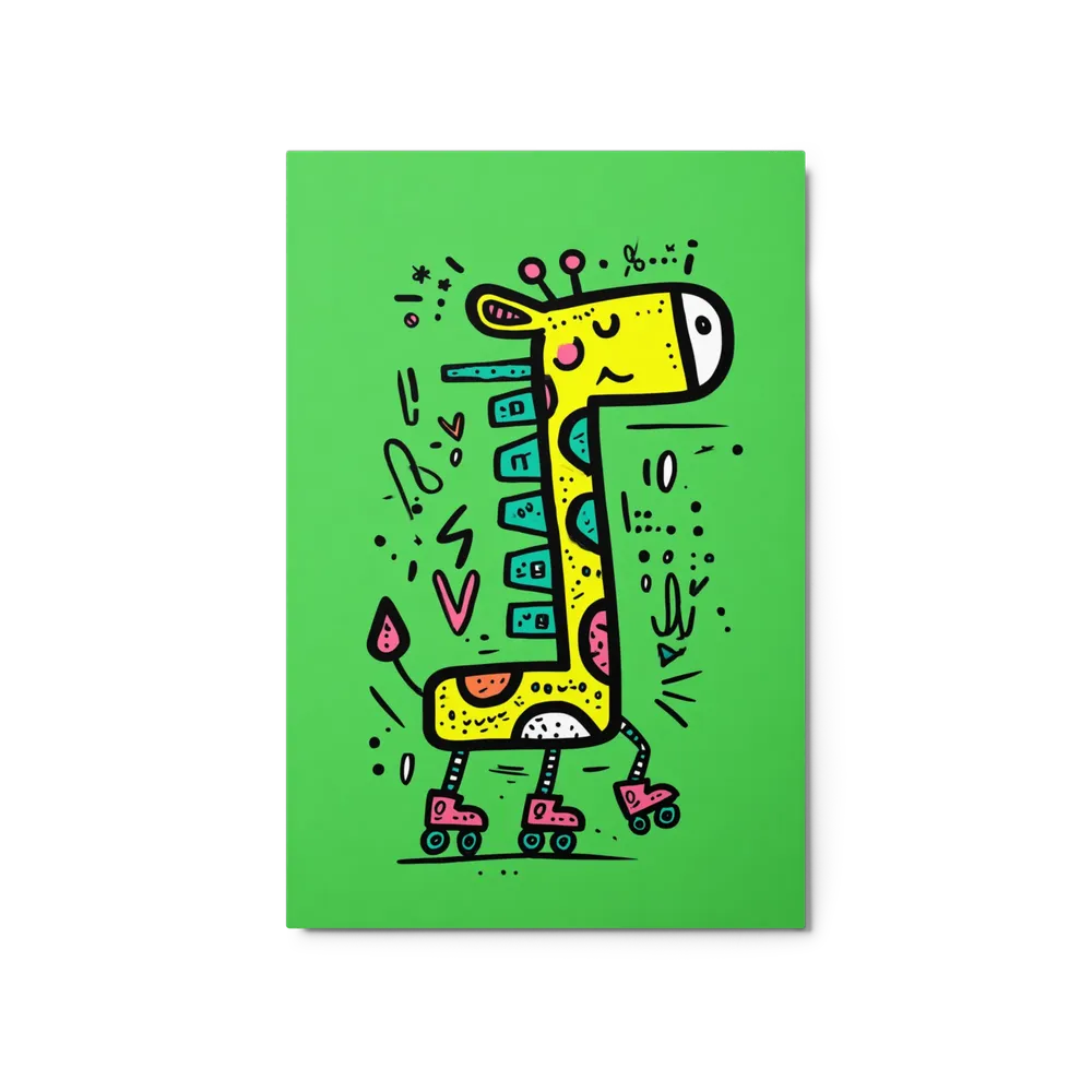Giraffe on Wheels | Art Print