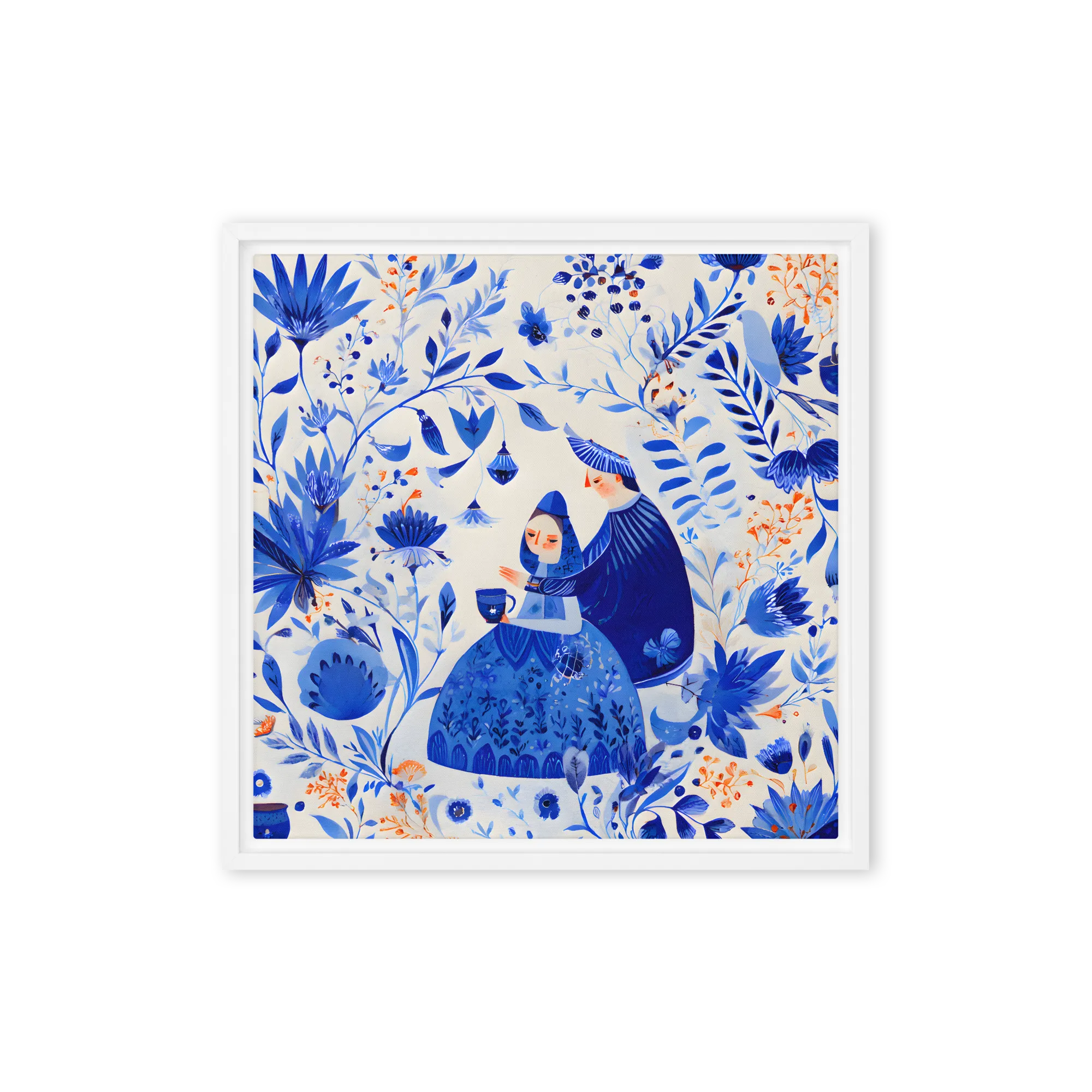 Blue Willow Embrace