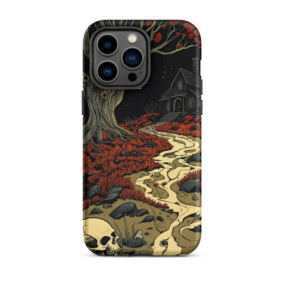 Surreal Tree and House Illustration | Phone Case