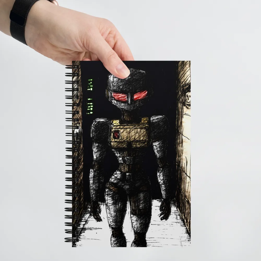 Sentinel in the Shadows 
 Spiral Notebook | 140 pages