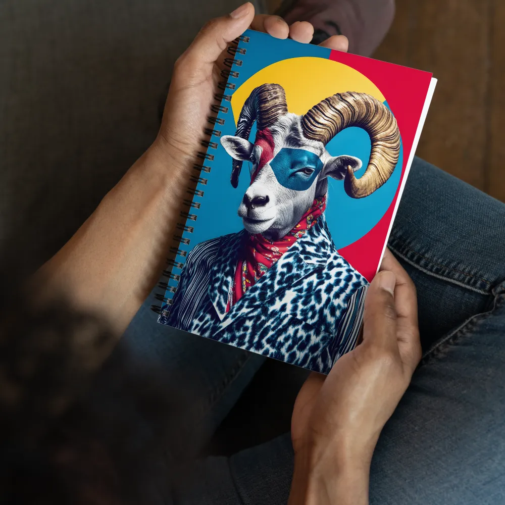 The Avant-Garde Ram 
 Spiral Notebook | 140 pages