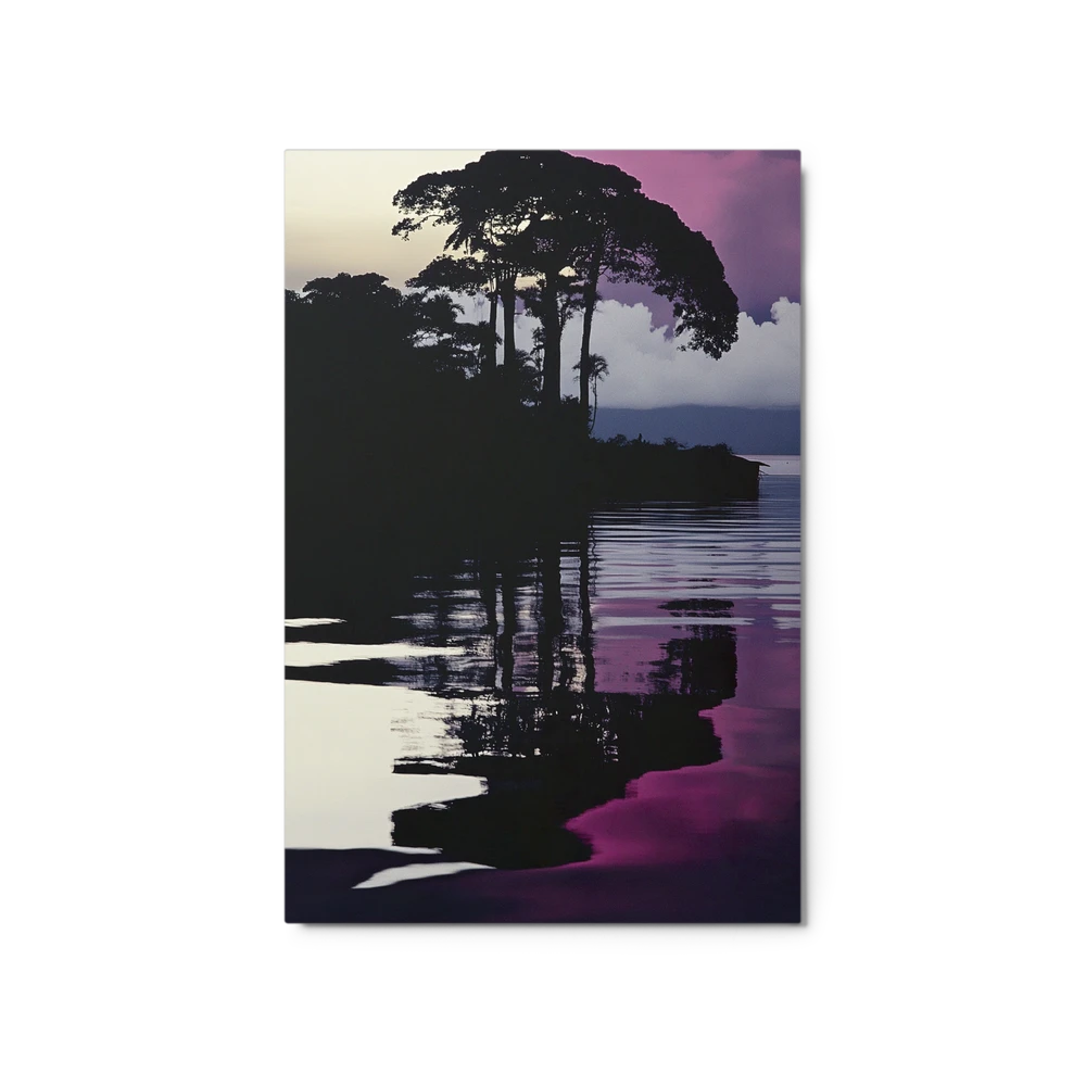 Twilight Lake Reflection | Art Print