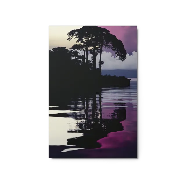 Twilight Lake Reflection | Art Print