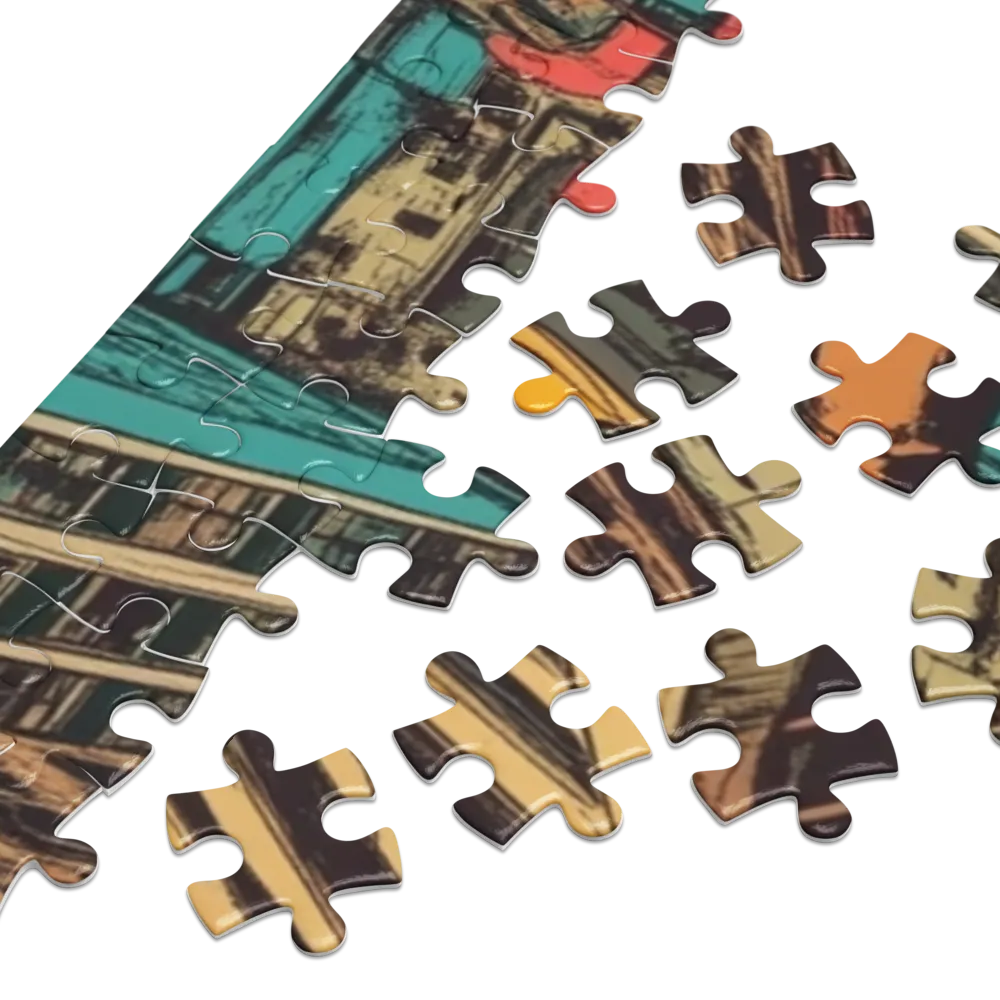Urban Overhead 
 Jigsaw Puzzle in Tin Box