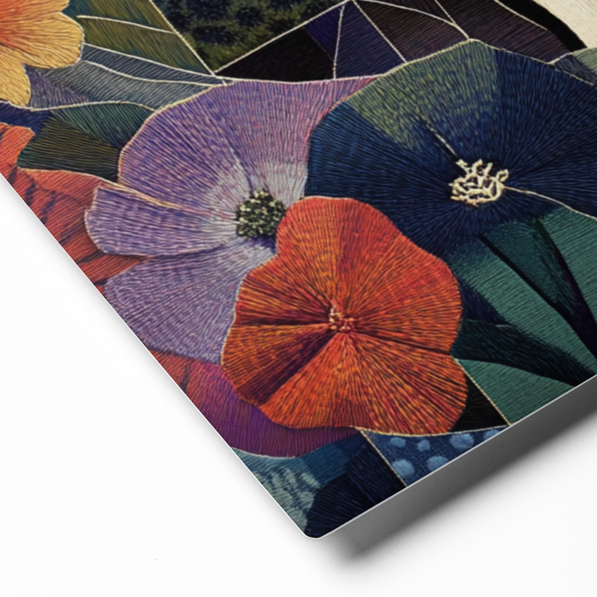 Stitched Flora Portrait 
 Canvas | 20″x 28″