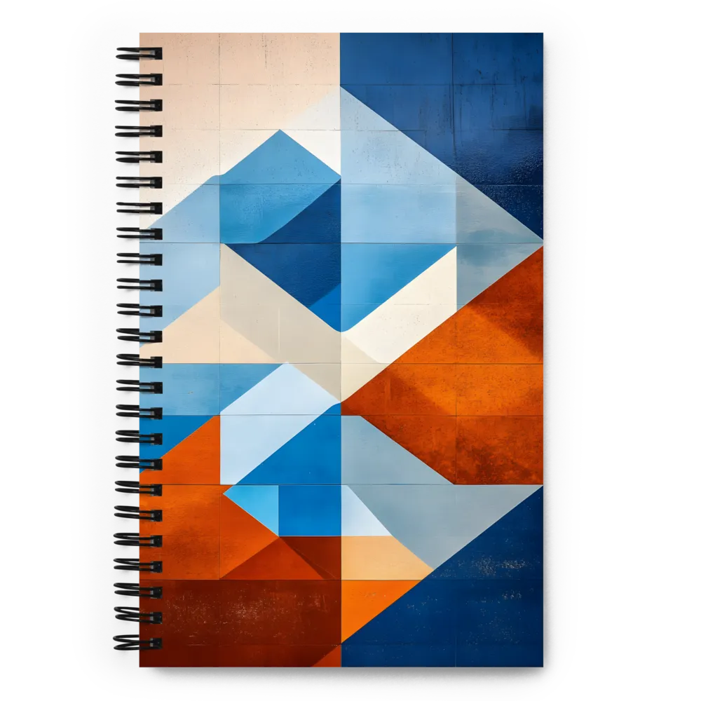 Abstract Mosaic Geometry 
 Spiral Notebook | 140 pages