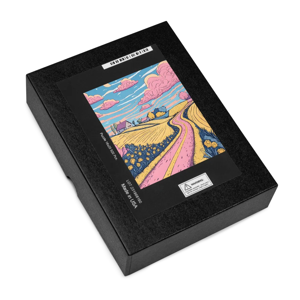 Whimsical Fields & Pink Skies 
 Jigsaw Puzzle