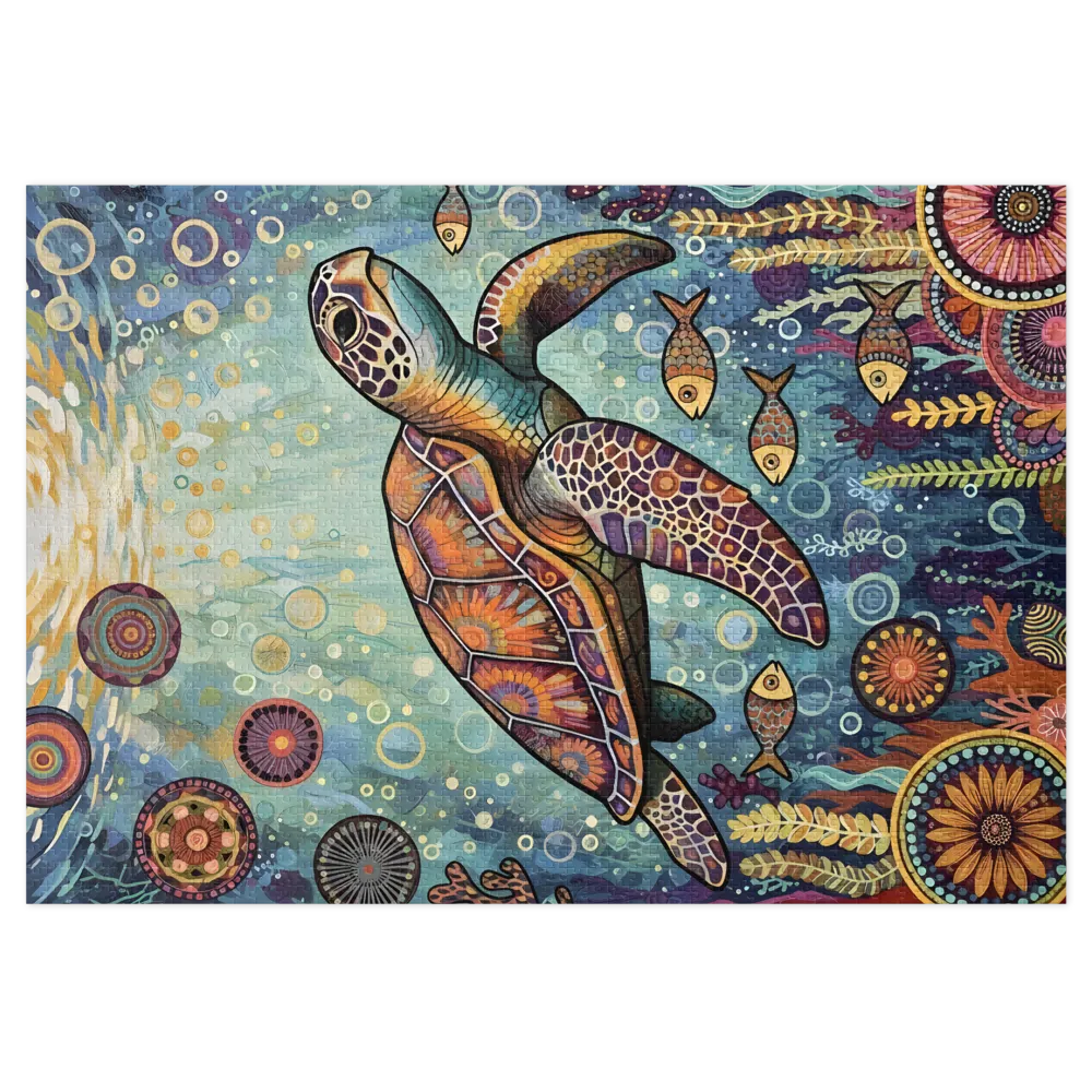 Mandala Sea Turtle | Jigsaw Puzzles