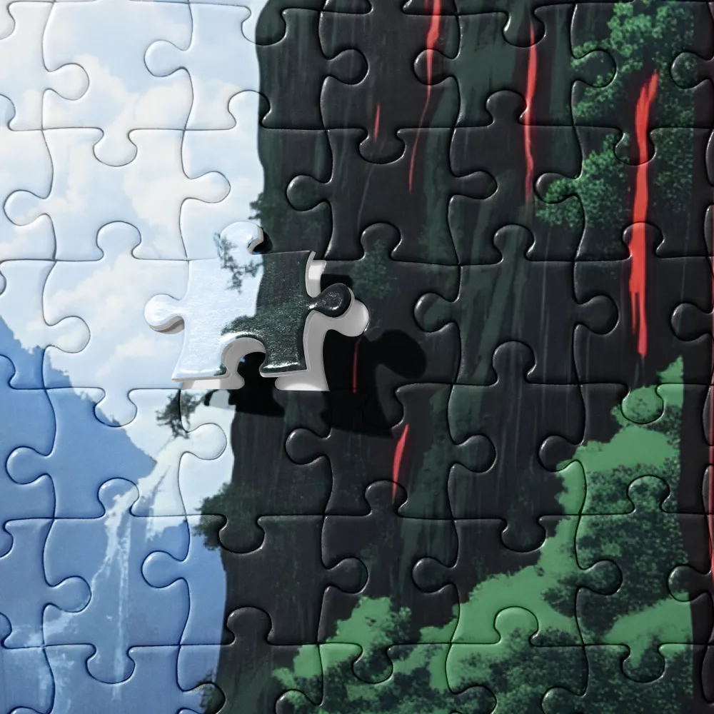 Volcanic Gorge Revelation 
 Jigsaw Puzzle
