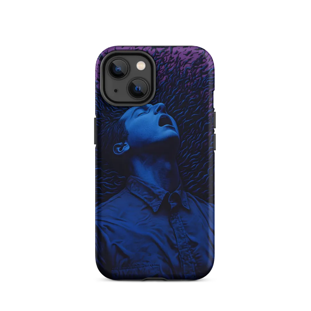 Surreal Digital Art of a Person with Flowing Hair | Phone Case