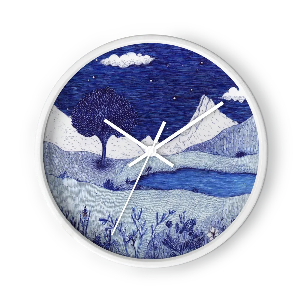 Midnight Valley | Wall Clock