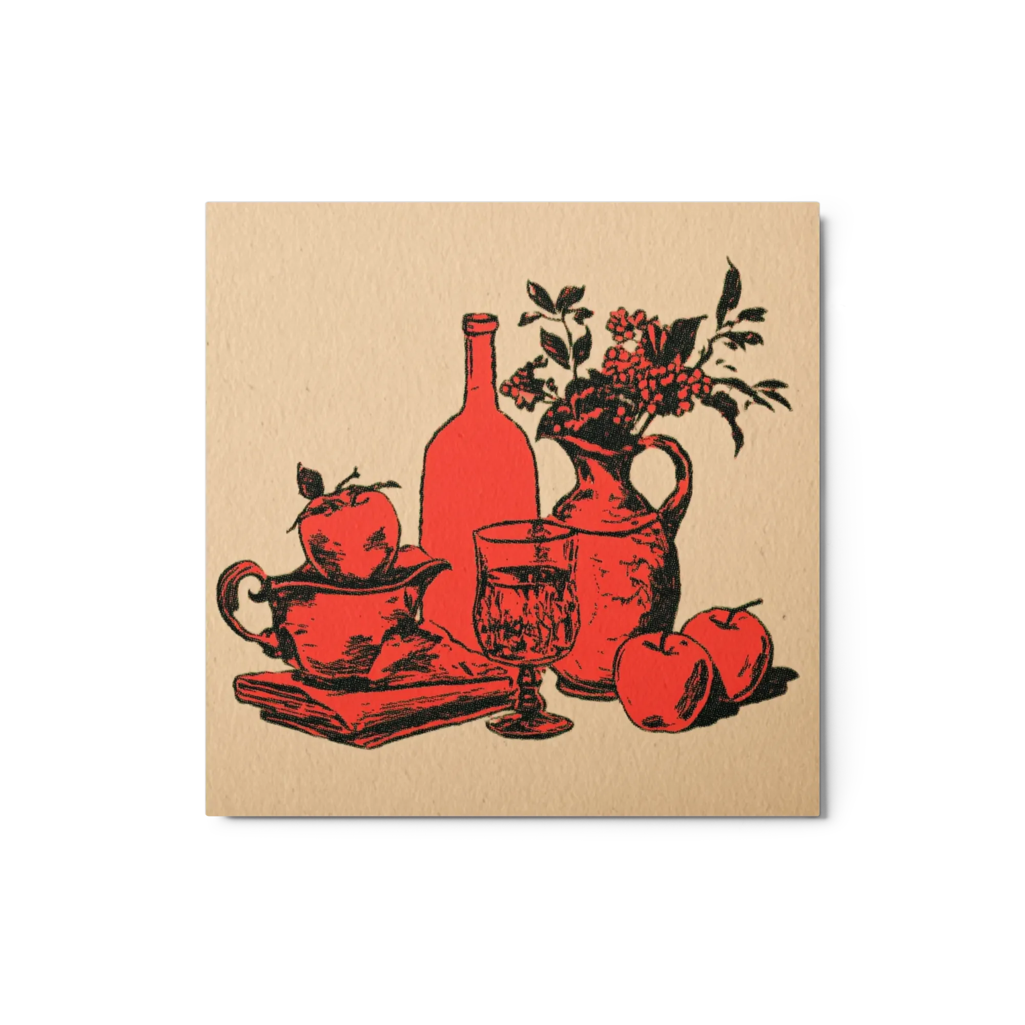 Crimson Still Life