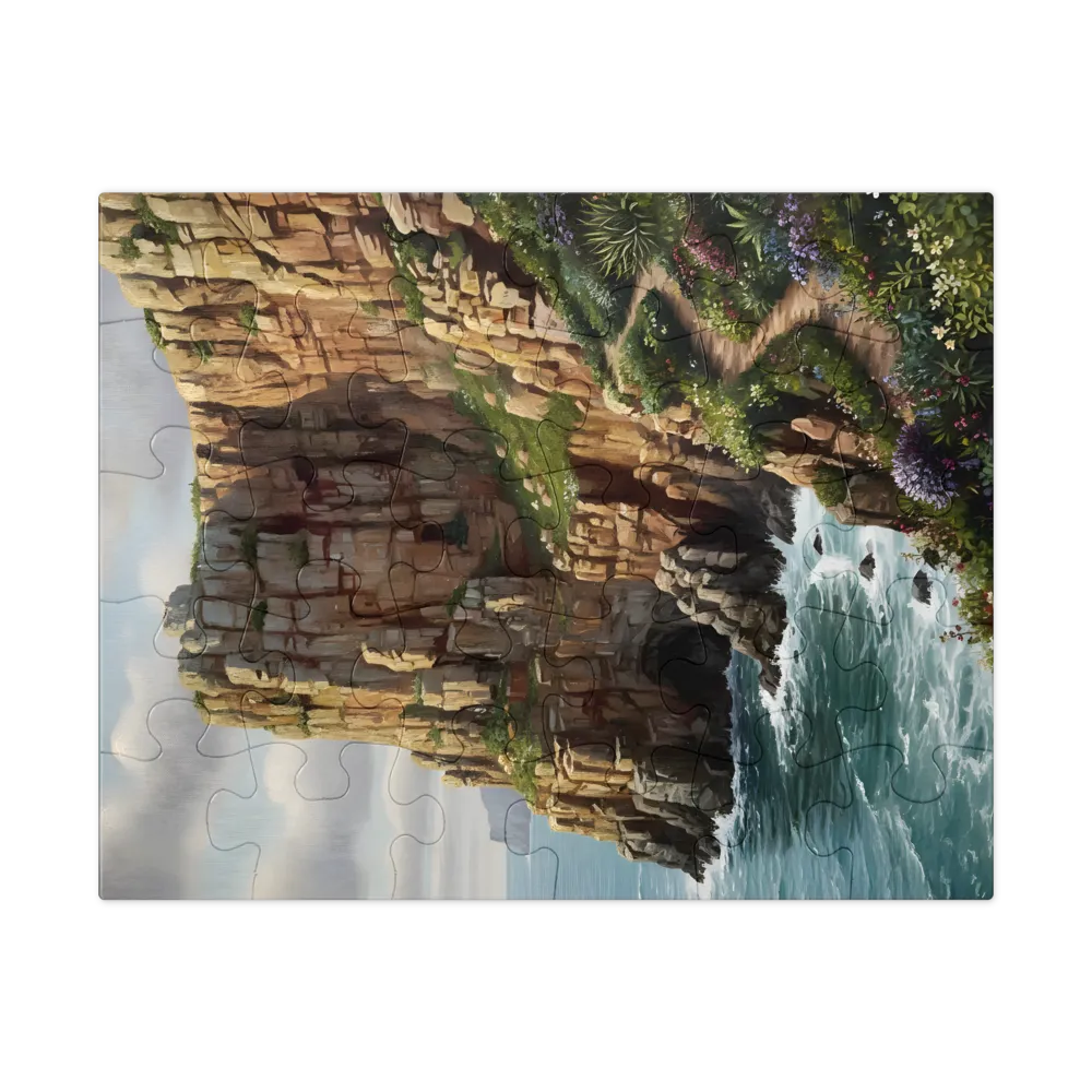 Path to the Sea 
 Jigsaw Puzzle in Tin Box