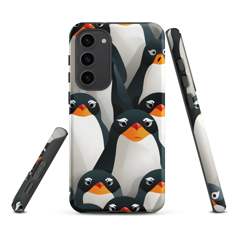 Colorful Penguin Illustration Collection | Phone Case