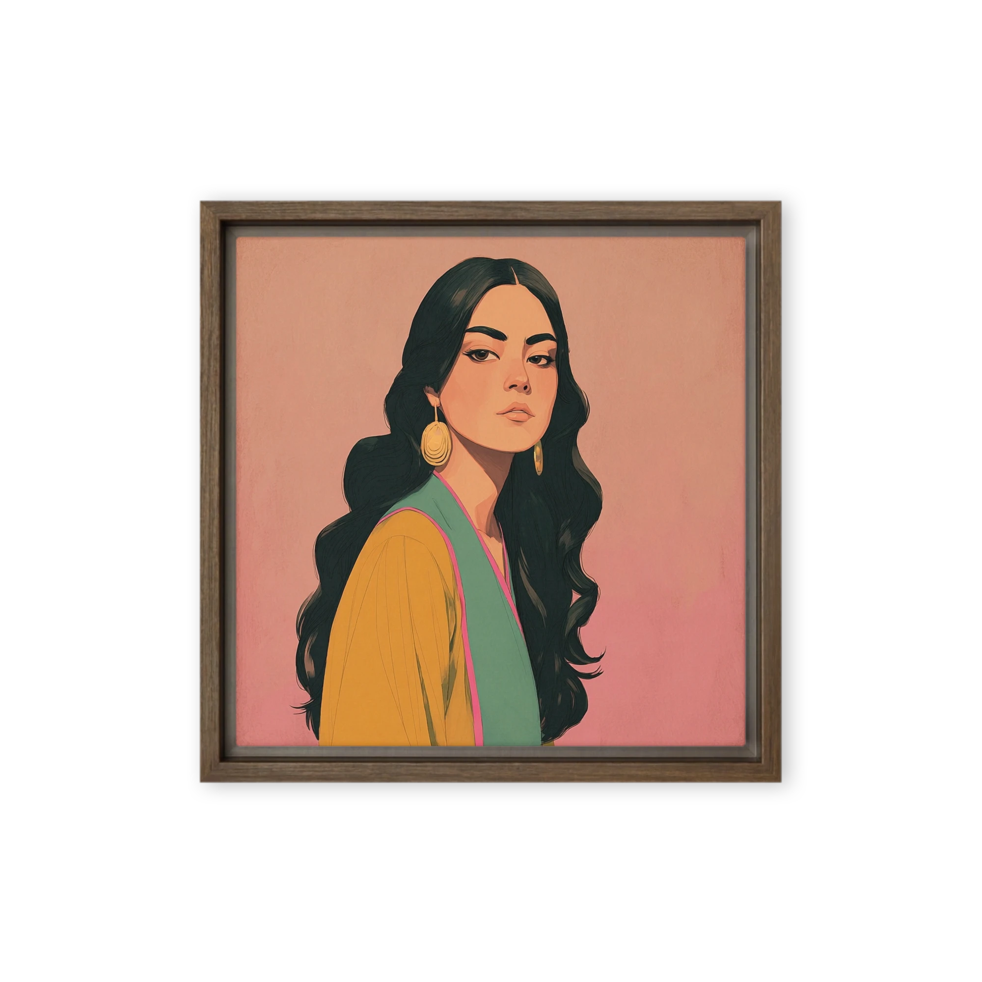 Woman in Yellow Garment