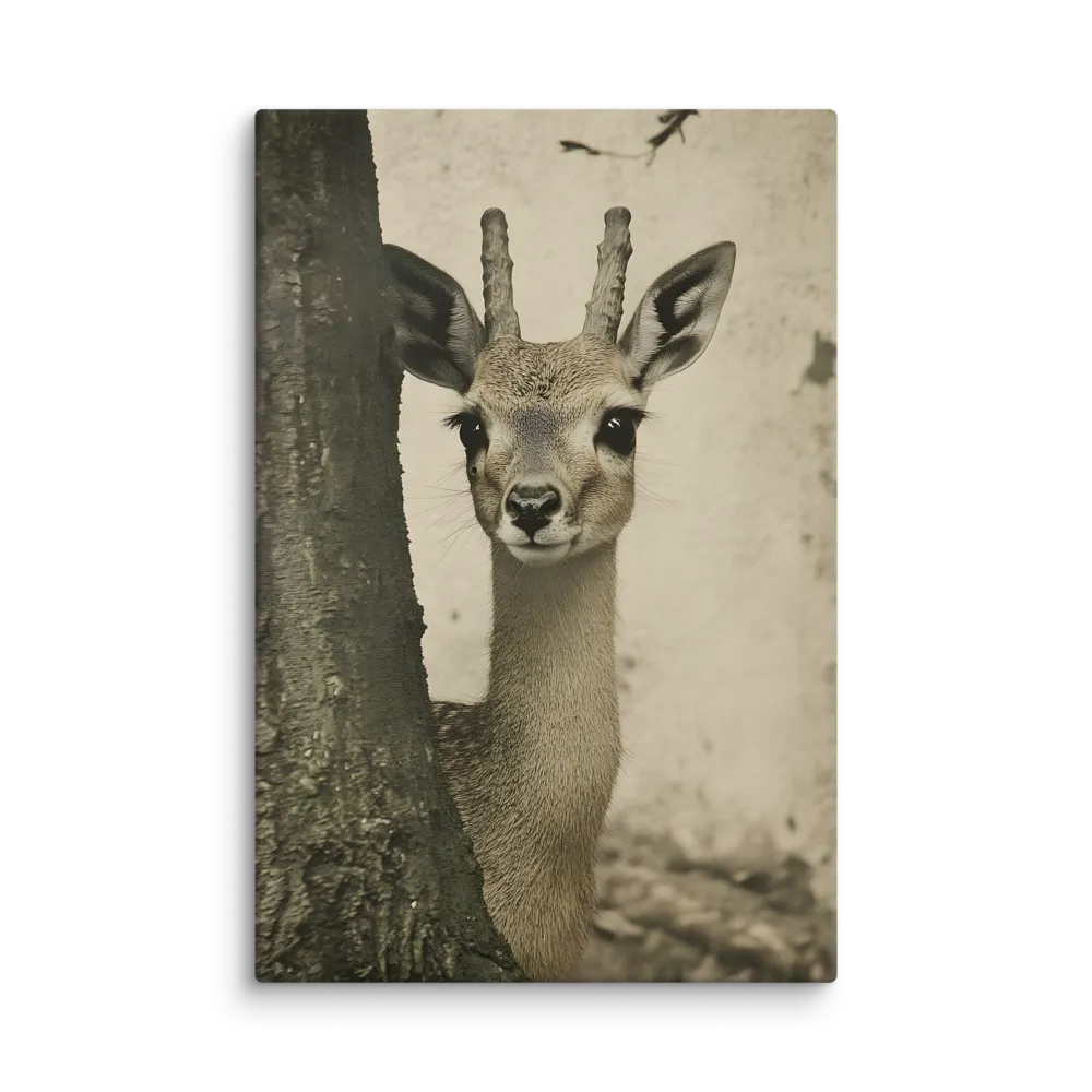Curious Dik-Dik 
 Canvas | 32″x 48″