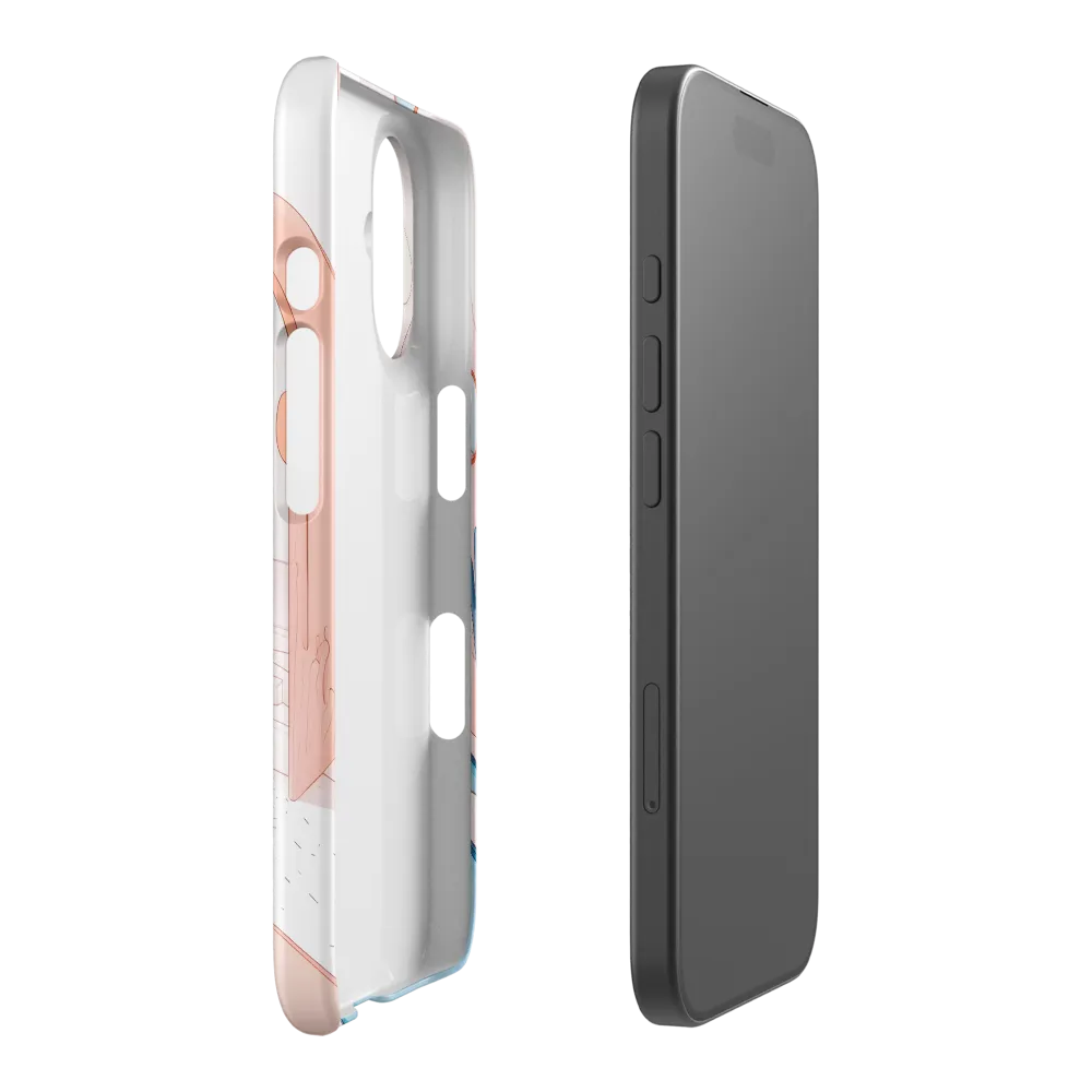 Pastel Architectural Dreamscape 
 iPhone 14 Pro | Snap Case