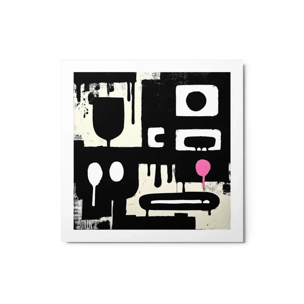 Pink Accent Abstraction | Art Print